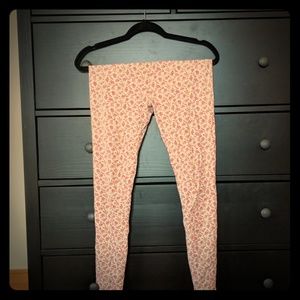 Forever 21 rosebud leggings